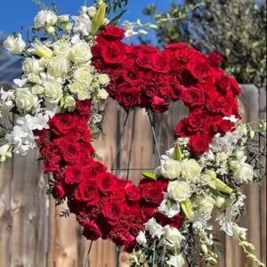 San Diego Heart Wreath,Heart Wreaths in San Diego